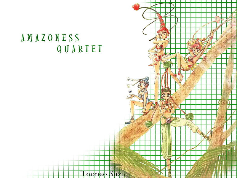 Amazoness Quartet, manga, sailor moon, anime, HD wallpaper