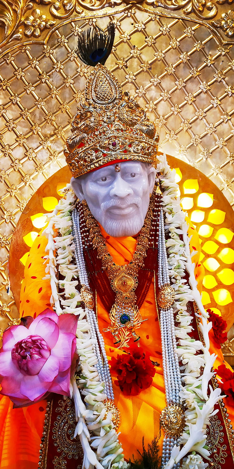 Sai baba, lei, jewellery, HD phone wallpaper | Peakpx