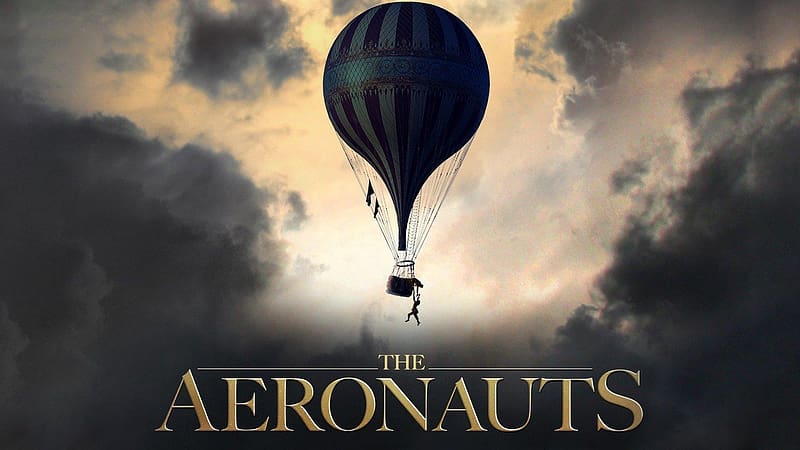 The Aeronauts 2019, pposter, black, hot air balloon, afis, the aeronauts, movie, HD wallpaper