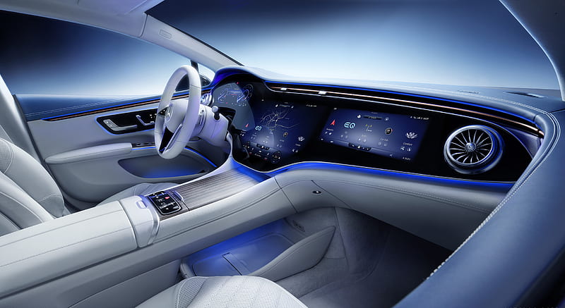 2022 Mercedes-Benz EQS - Interior , car, HD wallpaper