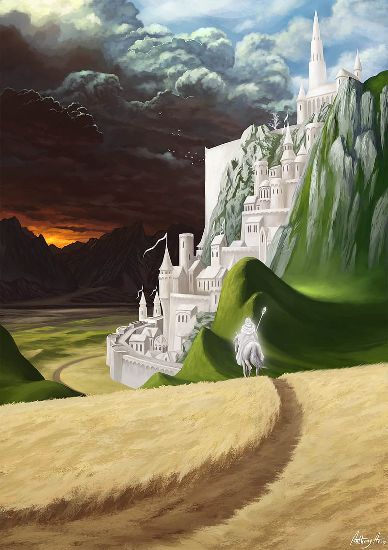 Minas tirith HD wallpaper