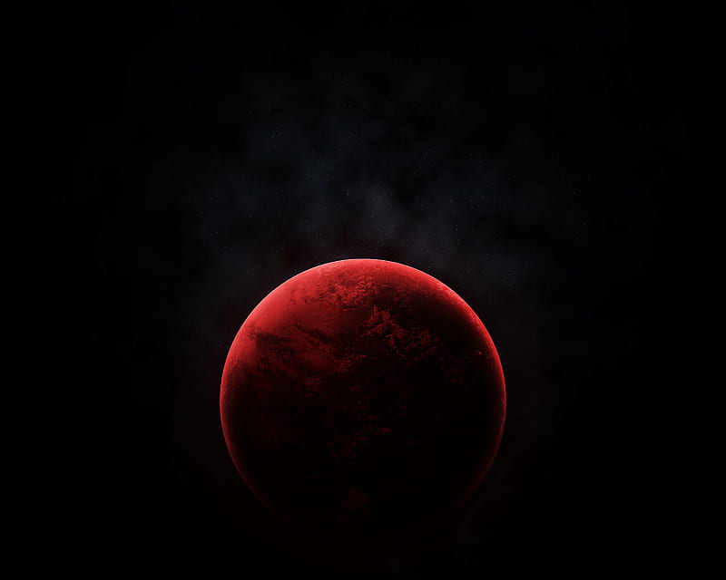 Red Planet, moonlight, HD wallpaper
