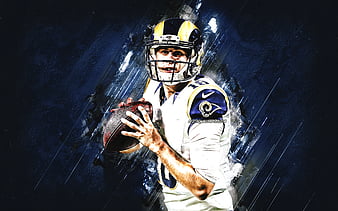 Cooper Kupp, grunge art, Los Angeles Rams, american football, NFL, Cooper  Douglas Kupp, HD wallpaper