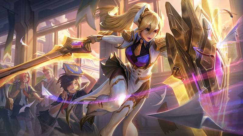 Leona And Support League Of Legends , leona-league-of-legends, league-of-legends, 2021-games, games, HD wallpaper