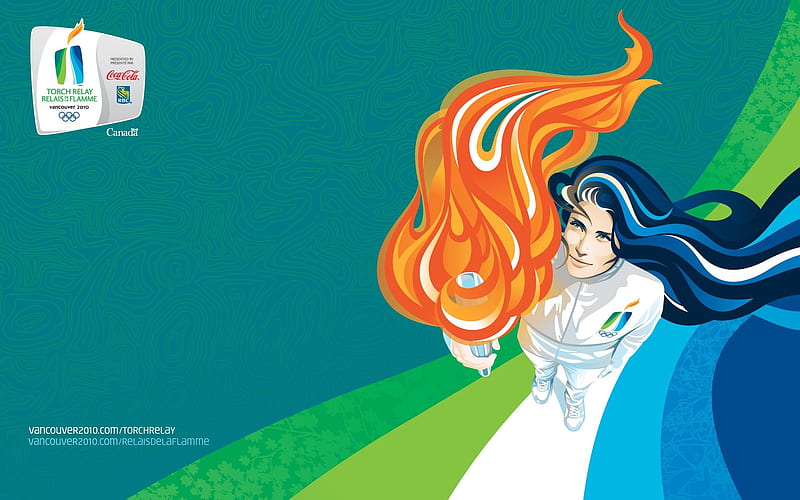 Vancouver 2010 Winter Olympic Torch, HD wallpaper