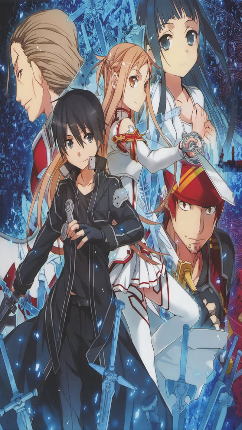 SAO Crew, anime, fantasy, rpg, sword art online, video games, HD phone  wallpaper | Peakpx