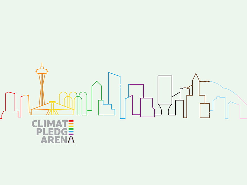- Climate Pledge Arena, Pride, HD wallpaper