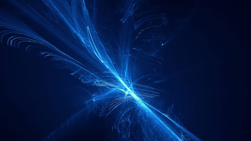 Abstract Laser, lasers, abstract, blue, 3d abstract, HD wallpaper