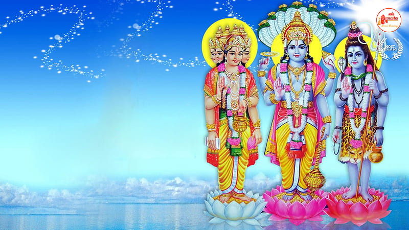 Tri Dev []. on Askganesha, Lord Brahma, HD wallpaper