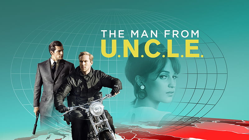 Movie, The Man from U.N.C.L.E., Alicia Vikander, Armie Hammer, Henry Cavill, HD wallpaper
