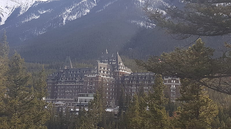 Banff Springs Hotel, haunted, hotels, HD wallpaper