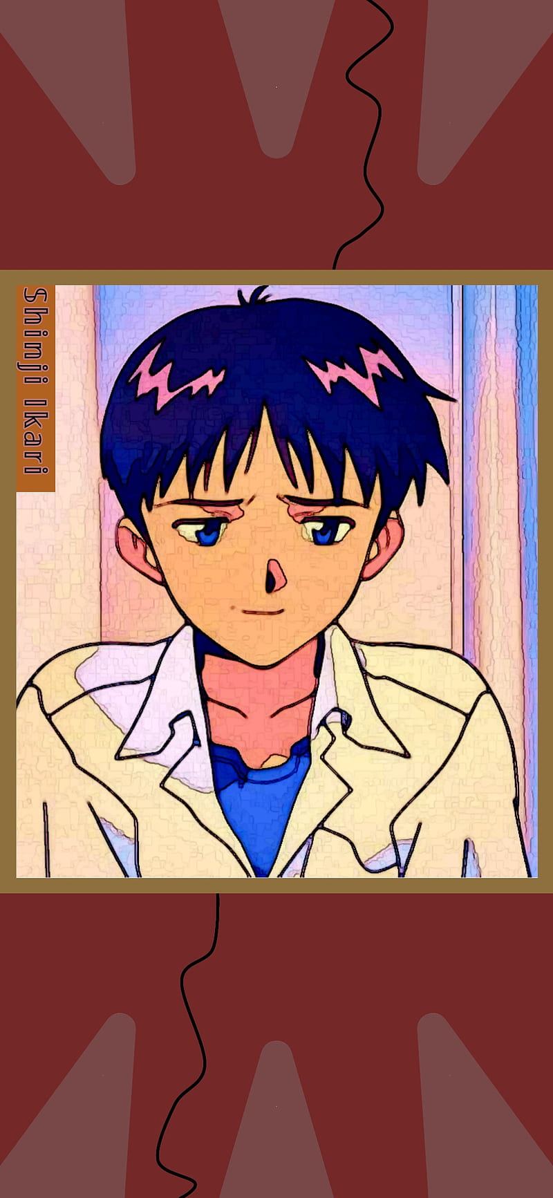 Shinji, eva, evangelion, neon genesis evangelion, nge, shinji ikari, HD phone wallpaper