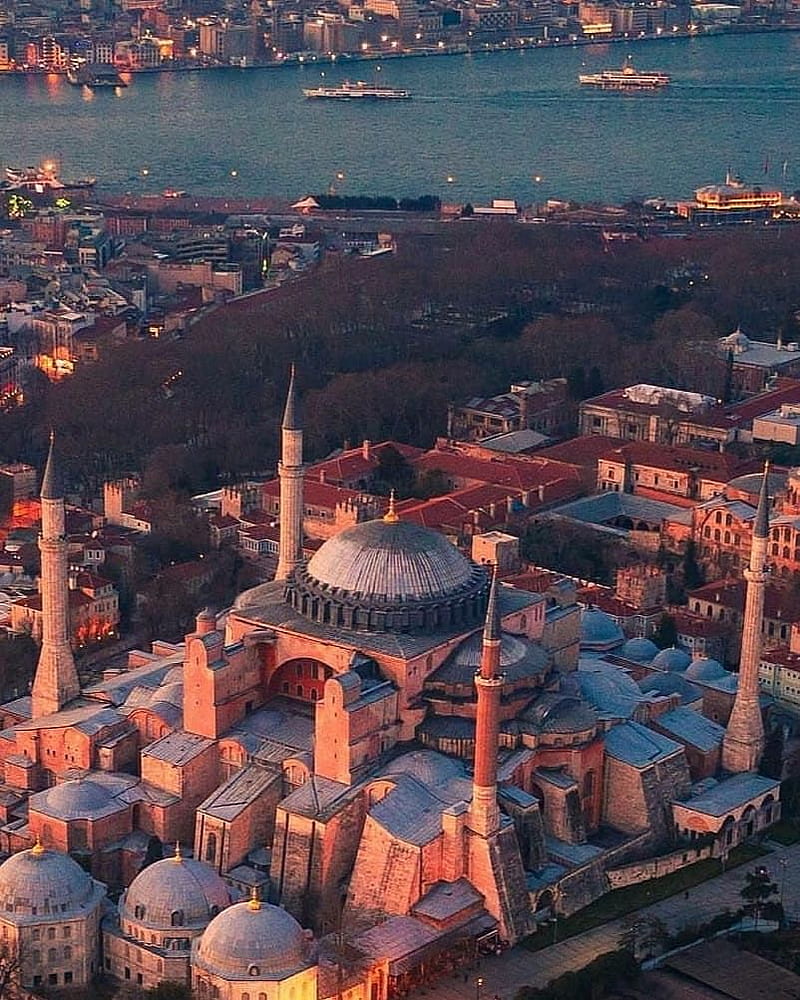 The Hagia Sophia (Turkish; Ayasofya, Latin; Sancta Sophia) was built as a cathedral at Constantinople (now Istanbul. Hagia sophia, Hagia sophia istanbul, Istanbul, HD phone wallpaper