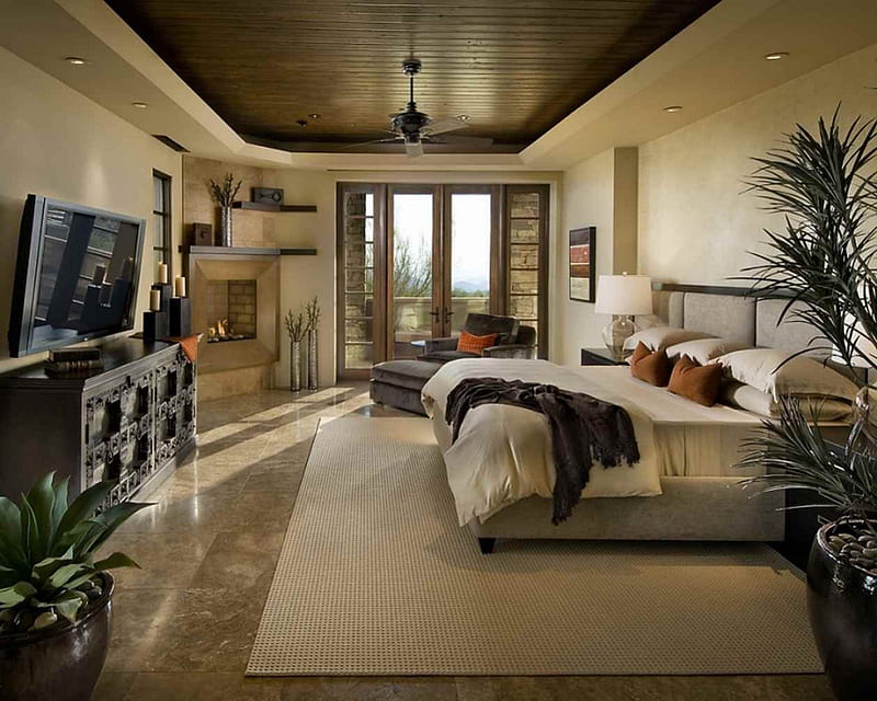 Luxury Master Bedroom, luxury bedroom, luxurious bedroom, master bedroom, HD wallpaper
