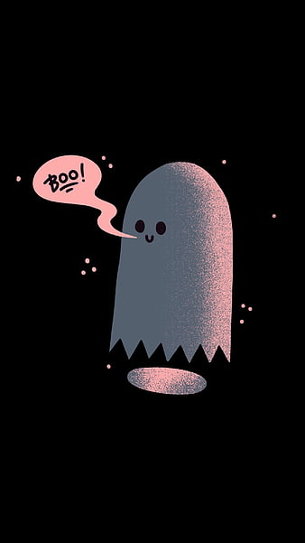 Ghost, boo, cute ghost, halloween, halloween , october, HD phone wallpaper