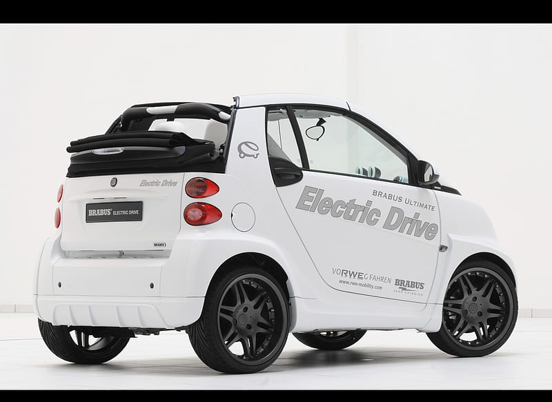2011 BRABUS ULTIMATE Electric Drive Concept - Rear, car, HD wallpaper