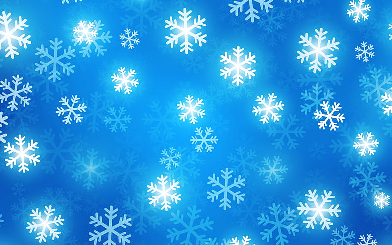 Snowflakes, pattern, texture, paper, white, winter, iarna, blue, HD ...