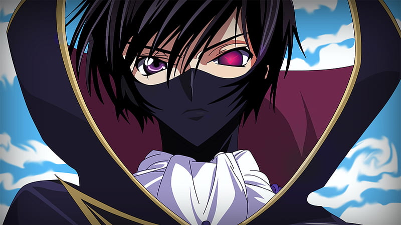 Code Geass Lelouch with Burning Eyes Desktop Wallpaper in 4K