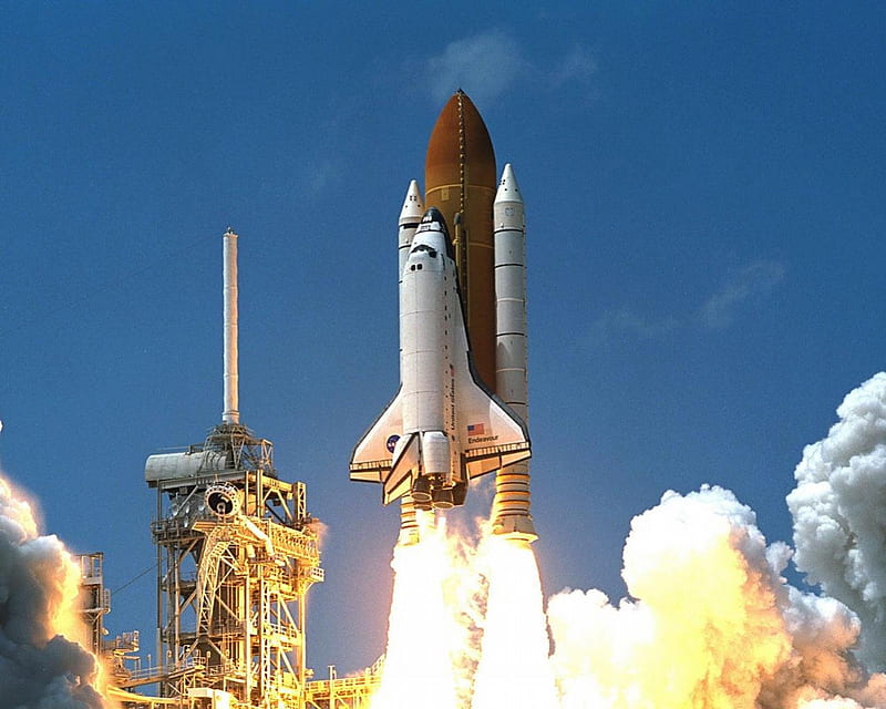 we have lift off, endeavour, kennedy, spacecenter, launch, shuttle, HD wallpaper