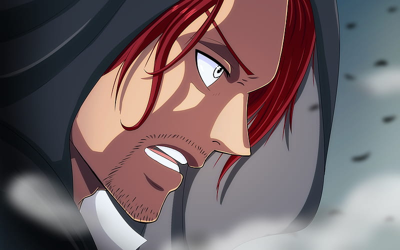 Shanks  Red hair shanks One piece manga One piece ace