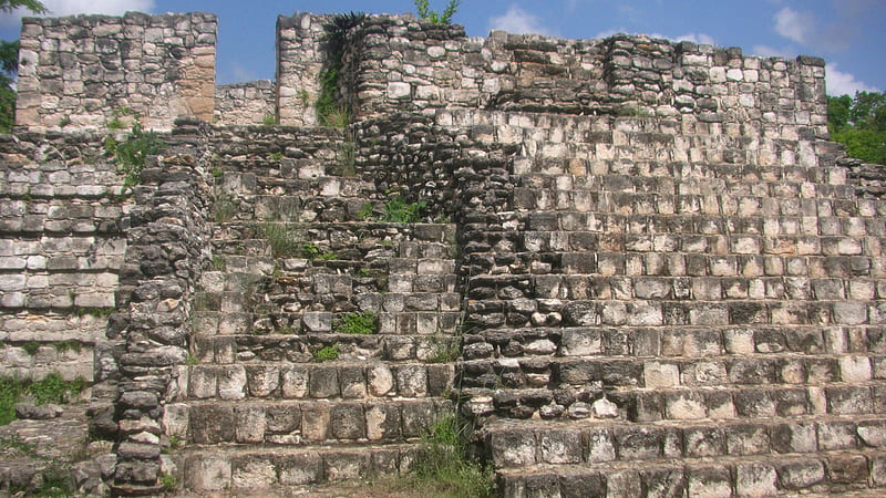 Ek Balam, Mexico, Ruins, Peninsula, Mayan, Yucatan, Cancun, HD wallpaper