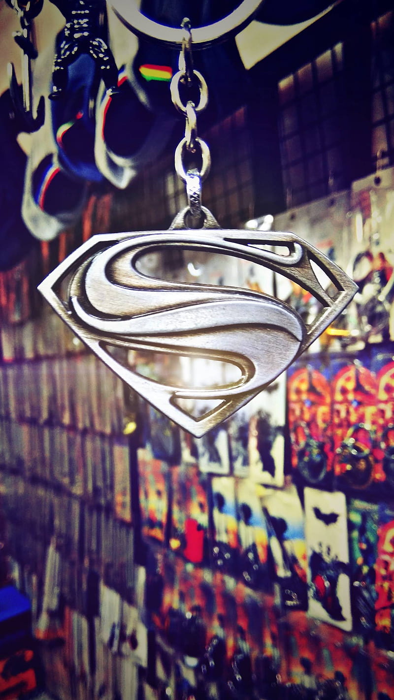 S - Superman, dc, man of steel, HD phone wallpaper