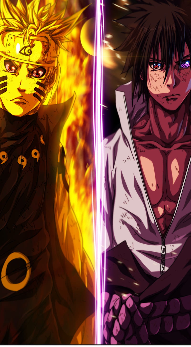 Naruto sasuke, naruto, powers, sasuke, HD phone wallpaper