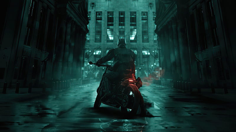 The Batman On Bike 2021, the-batman, batman, superheroes, movies, 2021-movies, HD wallpaper