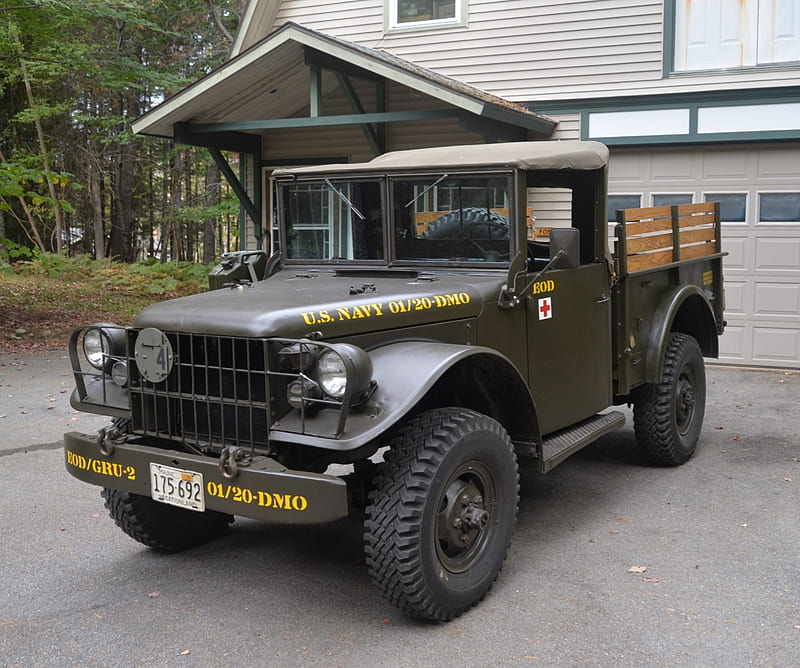 1953 Dodge M37 4x4 230ci 4-Speed, Military, Truck, Dodge, 230ci, 4x4, 4-Speed, M37, HD wallpaper