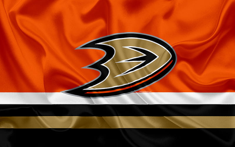 Anaheim Ducks, hockey club, NHL, emblem, logo, National Hockey League, hockey, Anaheim, California, USA, HD wallpaper