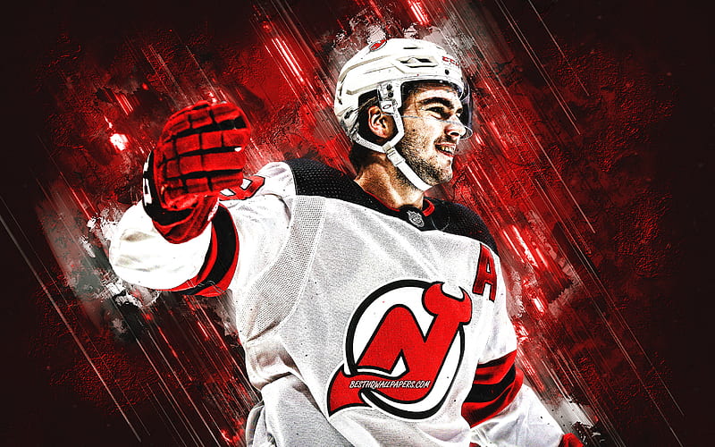 New Jersey Devils (NHL) iPhone X/XS/XR Lock Screen Wallpaper