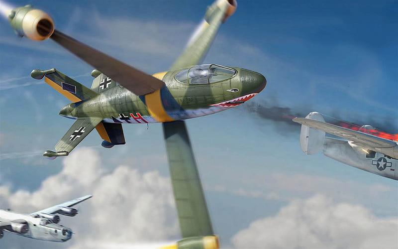 Focke-Wulf Triebflugel, vertical takeoff fighter, German fighter, World War II, Luftwaffe, Focke-Wulf, HD wallpaper