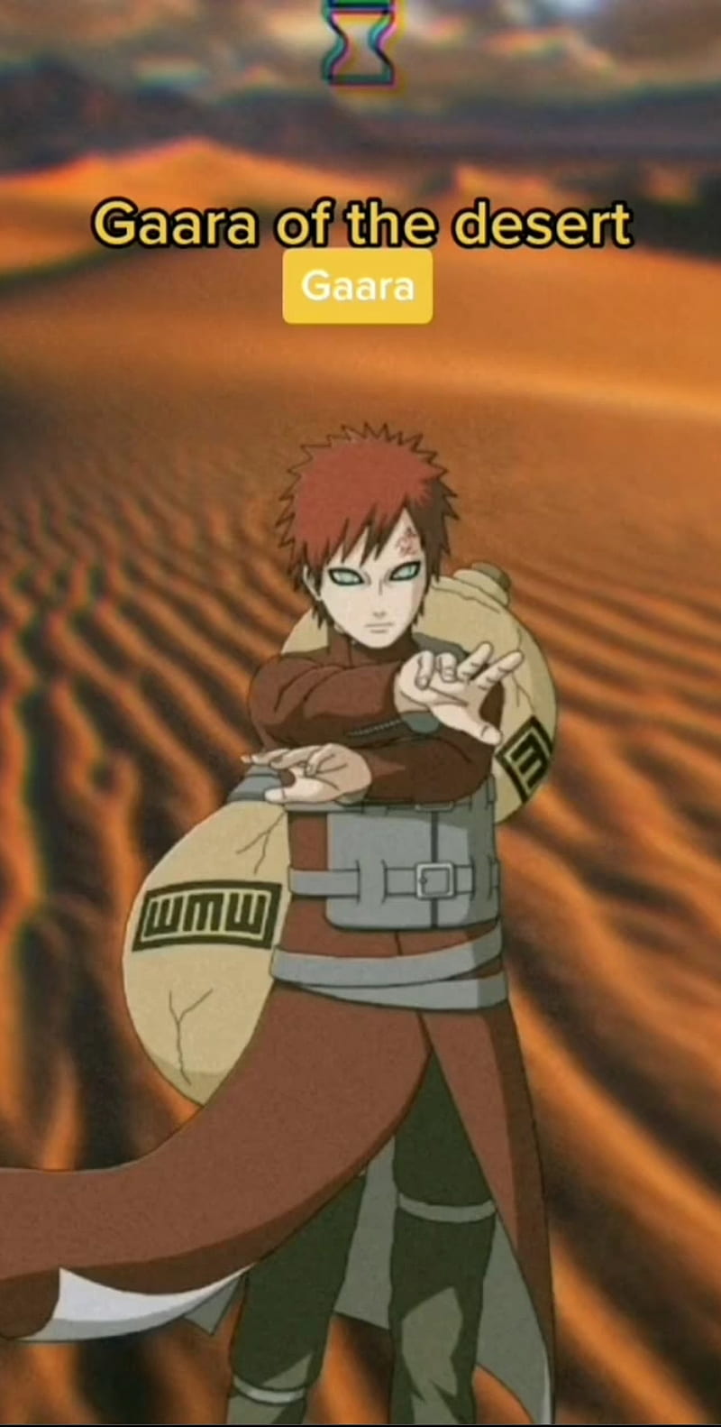Gara, sand, art, fictional character, Naruto, anime, kazekage, HD phone wallpaper