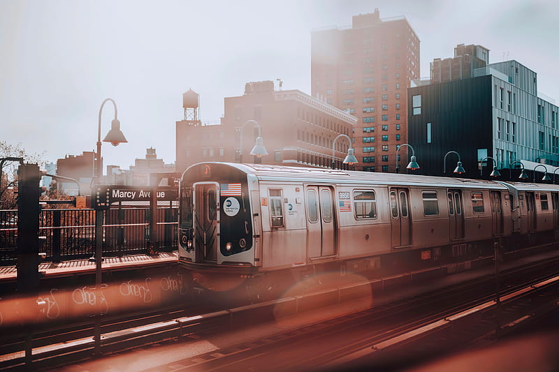 New York Subway Train , train, new-york, graphy, HD wallpaper