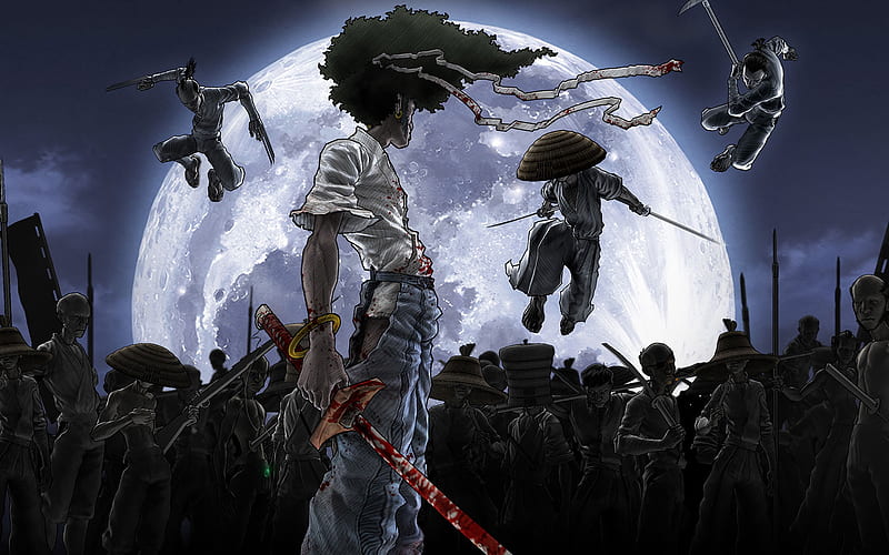 afro samurai, afro, samurai, HD wallpaper