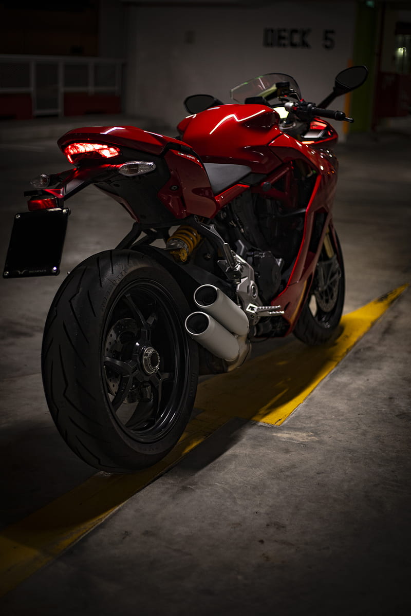 Red and black motorcycle, HD phone wallpaper | Peakpx