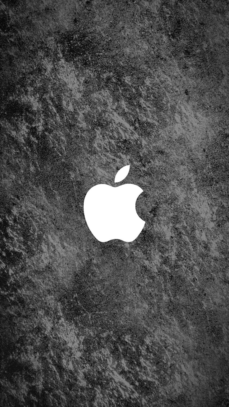 Apple logo , gray, HD phone wallpaper