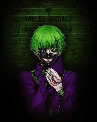 The joker from the dark knight by christopher nolan reimagined in the style  of a 1990s anime movie on Craiyon