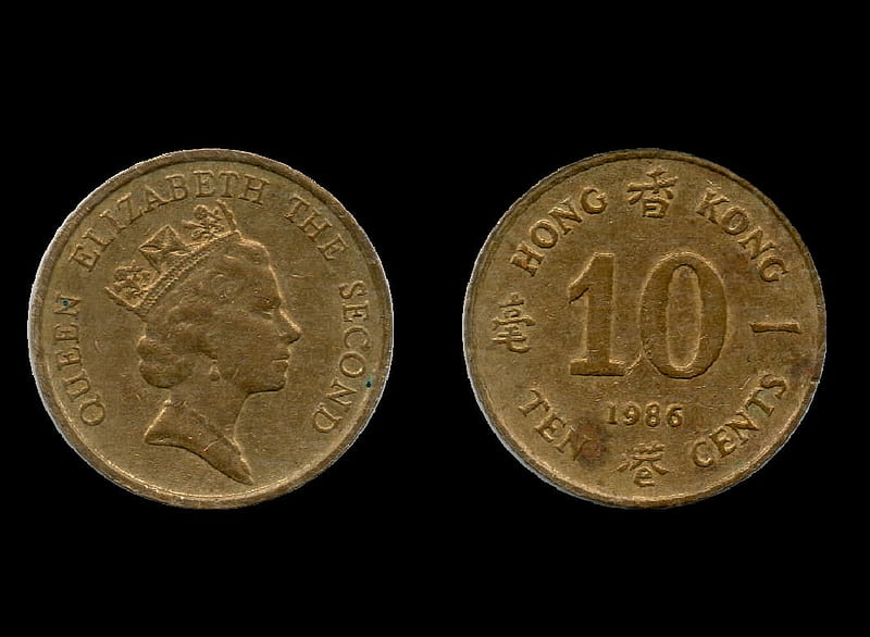 Hong Kong Coin, Numismatics, Money, Hong Kong, Coin, Elizabeth II, HD wallpaper