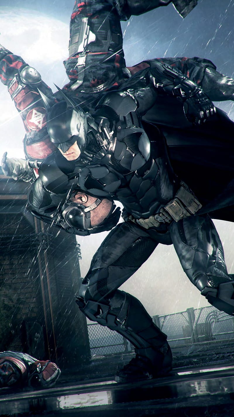 Batman, arkham knight, combat, cool, dc, HD phone wallpaper | Peakpx