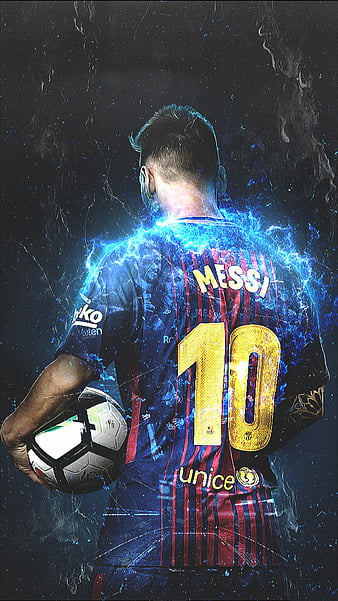 messi, 10, argentine, ball, barcelona, football, game, number, player, shine, soccer, sport, HD phone wallpaper