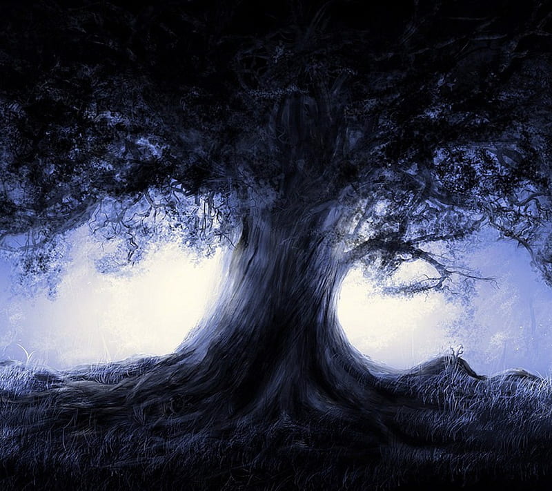Mystical Tree, mystical, fantasy, fine, tree, HD wallpaper