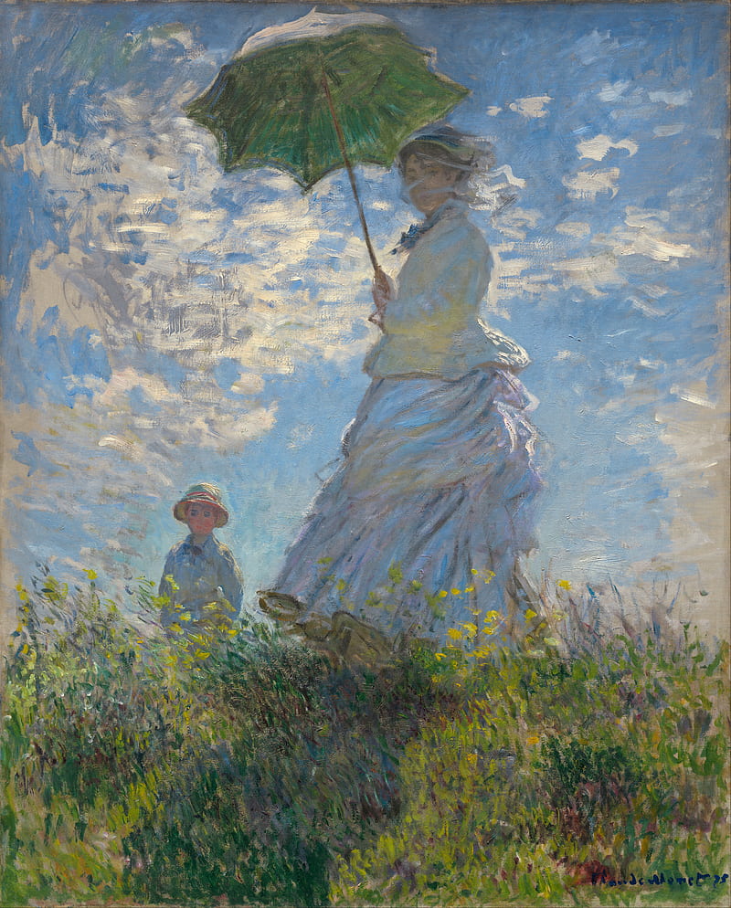 Claude Monet, women, vertical, portrait display, artwork, HD phone wallpaper