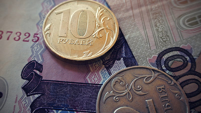 Rubles Notes And Coins Money, HD wallpaper