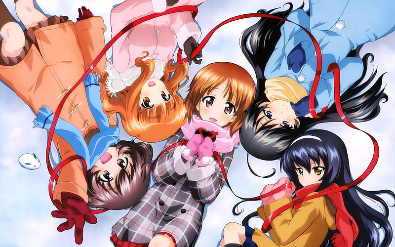 Girls under Panzer, anime television series, Manga, girlfriend, HD wallpaper