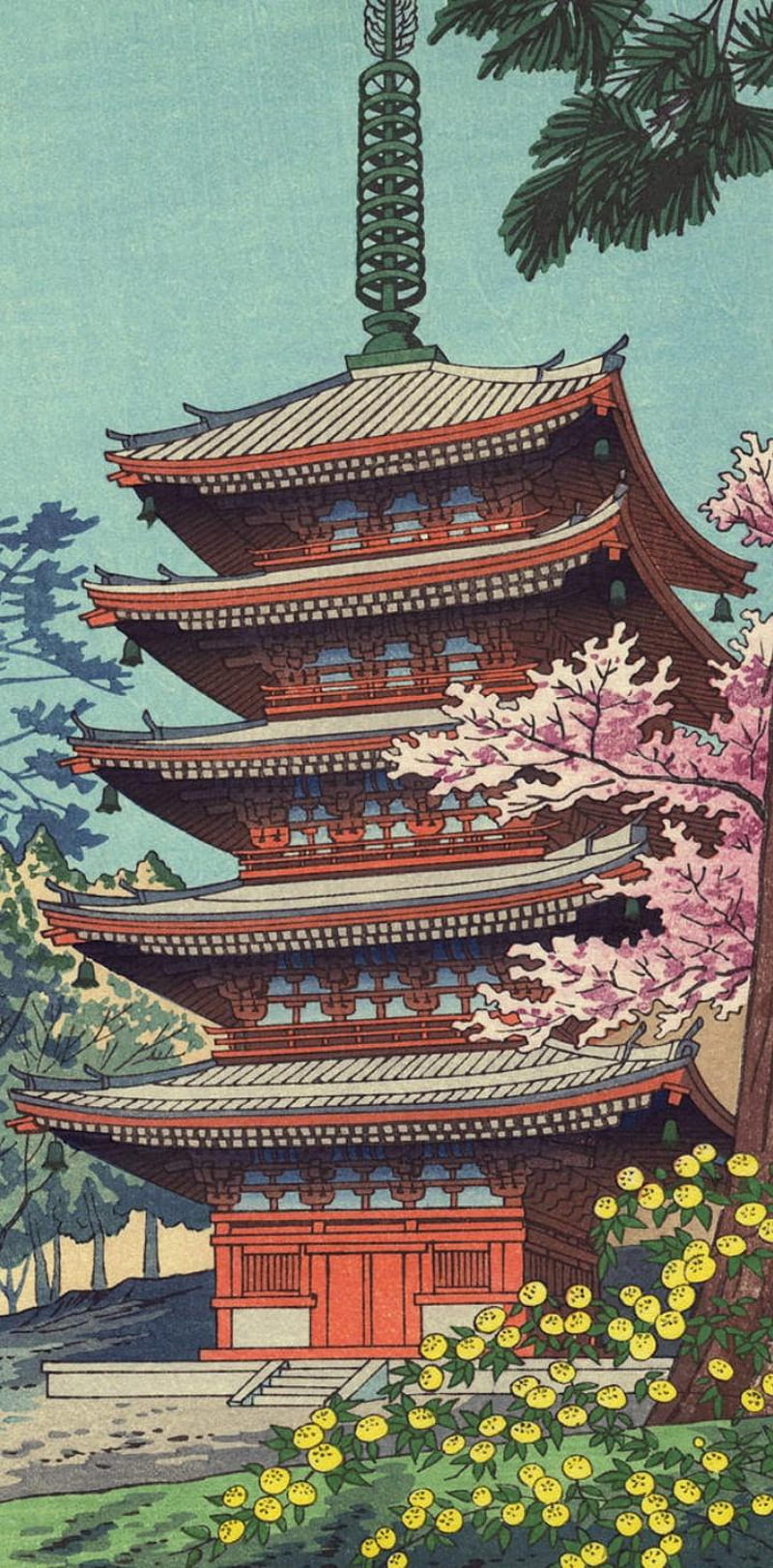 Japan temple, oz, HD phone wallpaper