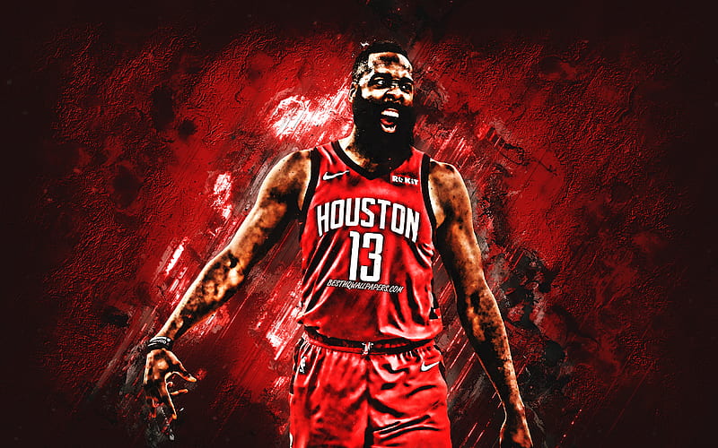 James Harden, Houston Rockets, portrait, American basketball player, NBA, basketball, USA, HD wallpaper