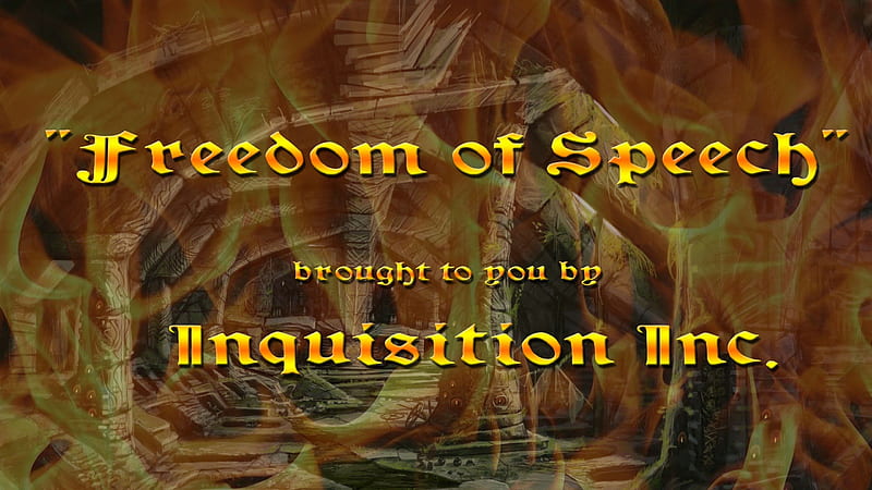 dom of Speech, sarcasm, dom, speech, inquisition, HD wallpaper