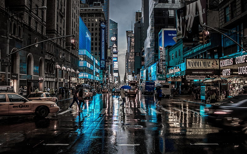 New York City, creative, street, Manhattan, NYC, cityscapes, New York, USA, America, HD wallpaper