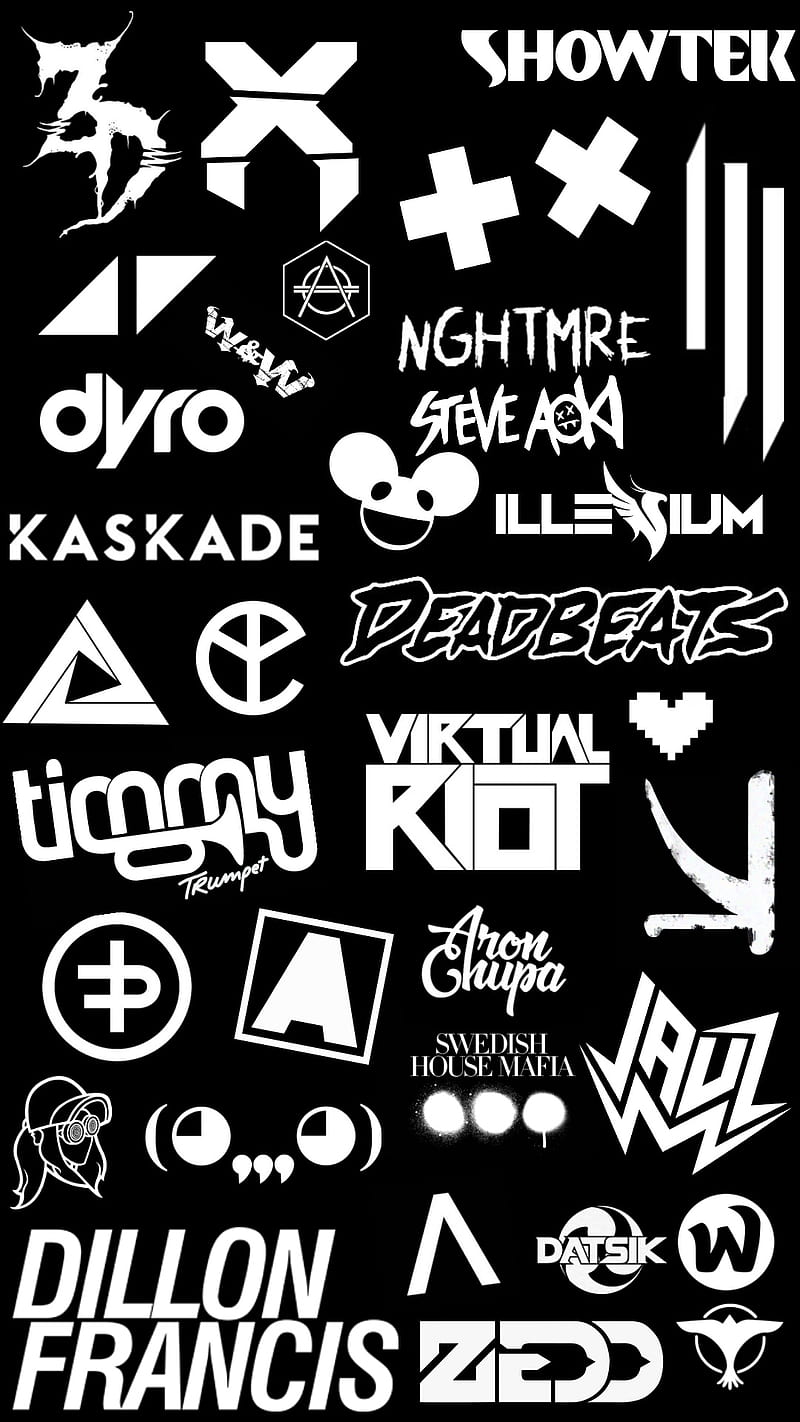 Edm, bands, dj, logo, music, HD phone wallpaper | Peakpx